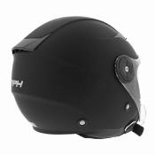 CASQUE JET MPH ONE AIR SIMPLE ECRAN UNI NOIR MAT L