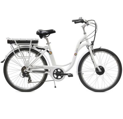 VELO ELECTRIQUE ARCADE E-COLORS 26" H 40 BLANC T S