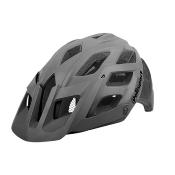 CASQUE VTT POLISPORT E3 GRIS FONCE / NOIR MAT IN-MOLD AVEC REGLAGE OCCIPITAL 55 / 58