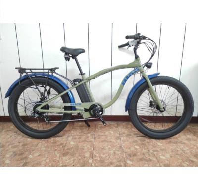 VELO ELECTRIQUE FAT BIKE SLICK BEACH 3" URBAIN