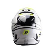 CASQUE CROSS DOPPLER BLANC / JAUNE / NOIR 