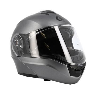 CASQUE MODULABLE DOUBLE ECRAN TRENDY T-706 GRIS ANTHRACITE MAT T53-54 XS