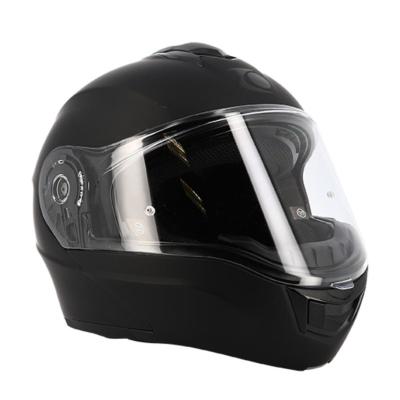 CASQUE MODULABLE DOUBLE ECRAN TRENDY NOIR MAT T M