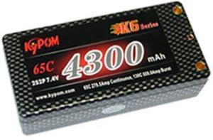 BATTERIE LIPO KYPOM 7.4V 4300mah 65C