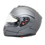 CASQUE INTEGRAL MODULABLE MT ATOM SV DOUBLE ECRANS UNI TITANE MAT M