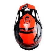 CASQUE CROSS DOPPLER NOIR / ROUGE VERNI L