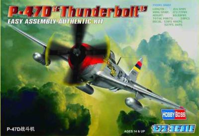 MAQUETTE PLASTIQUE 1/72 AVION P-47 THUNDERBOLT