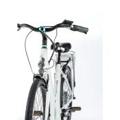 VELO ELECTRIQUE CITY LEADER FOX 26" BLANC MAT