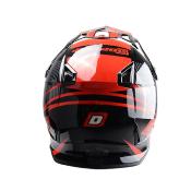 CASQUE CROSS DOPPLER NOIR / ROUGE VERNI L