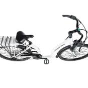 VELO ELECTRIQUE CITY LEADER FOX 26" BLANC MAT