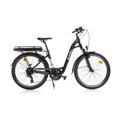 VELO ELECTRIQUE AURELIA CITY 28" NOIR/VERT