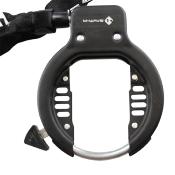 ANTIVOL VELO FER A CHEVAL M-WAVE (OUVERTURE 56MM) + CHAINE 90 CM