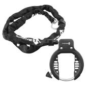 ANTIVOL VELO FER A CHEVAL M-WAVE (OUVERTURE 56MM) + CHAINE 90 CM