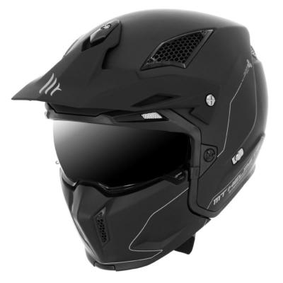 CASQUE TRIAL MT STREETFIGHTER SV UNI NOIR MAT