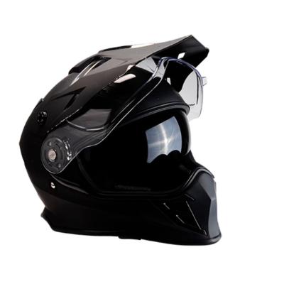 CASQUE CROSS DOUBLE ECRAN TRENDY 20 T-803 NOIR MAT T59-60 L