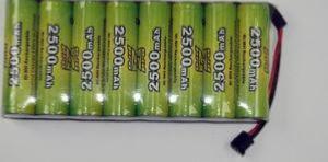 BATTERIE 9.6V 2500mah