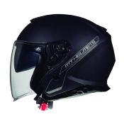 CASQUE JET MT THUNDER 3 SV DOUBLE ECRANS UNI NOIR MAT L